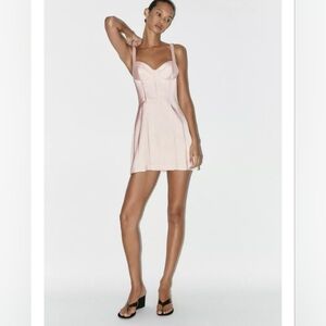 Zara Satin Short Dress